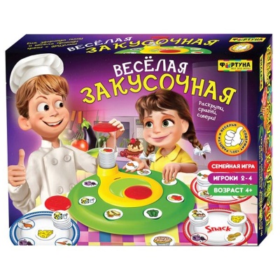 Настольная семейная игра Веселая закусочная Фортуна Ф79325